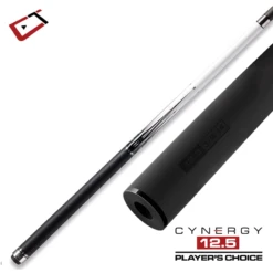 Cuetec Cynergy SVB Gen II White Play Cue With Leather Wrap -Seyberts Sale Store 95 136LTW 12.5MM