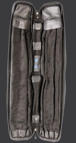 Becue Black With Navy 3x4 Leather Pool Cue Case - BC191NAVY -Seyberts Sale Store BC191NAVY BS1