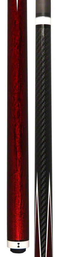 Becue V2 Carbon Fiber Rebel Red Play Cue - BC237RED 4 Becue V2 Carbon Fiber Rebel Red Play Cue - BC237RED - Image 4