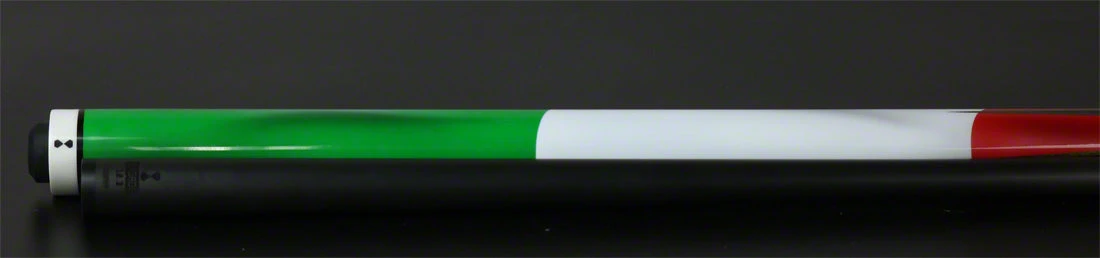 Becue V.2 Carbon Fiber Sneaky Pete Tri Color Flag Play Cue - BC437 2 Becue V.2 Carbon Fiber Sneaky Pete Tri Color Flag Play Cue - BC437 - Image 2