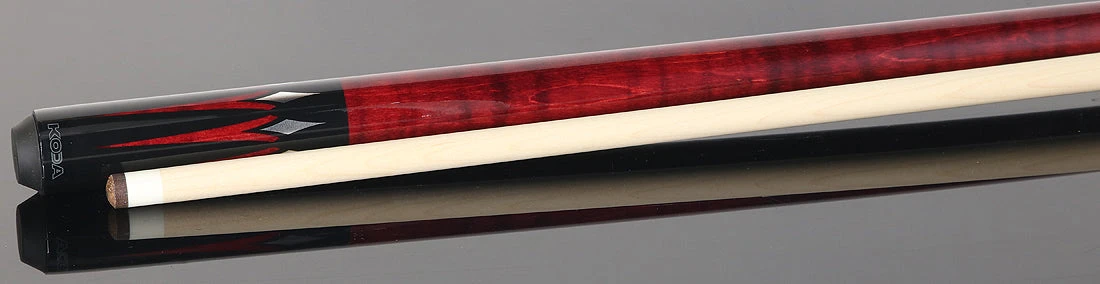 KODA Black With Red Points Graphic No Wrap Play Cue 3 KODA Black With Red Points Graphic No Wrap Play Cue - Image 3
