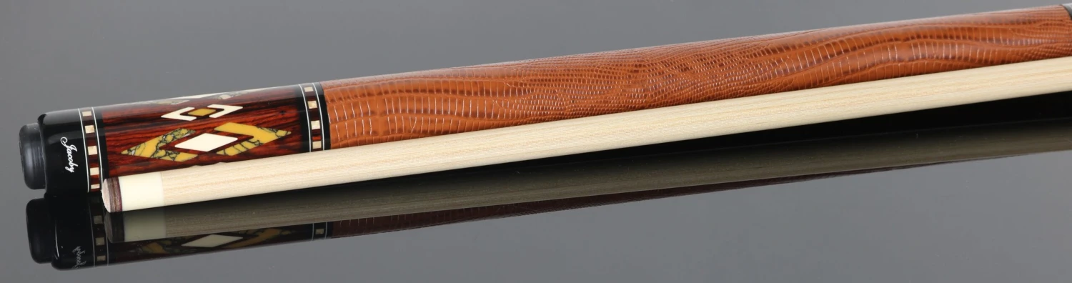 Jacoby Birdseye Maple Cocobolo Cue - HB4J 2 Jacoby Birdseye Maple Cocobolo Cue - HB4J - Image 2