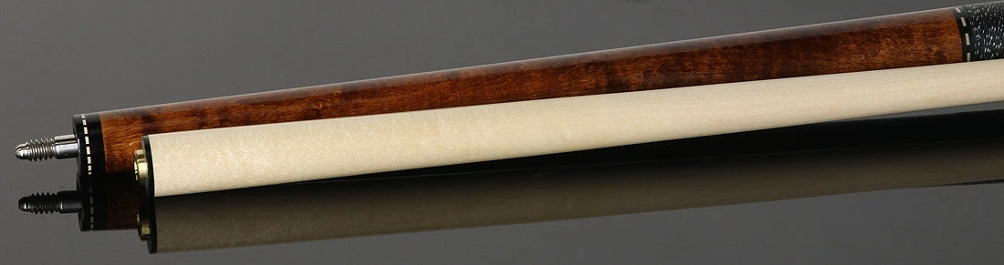 Pechauer JP T Series Chestnut-Stained Maple Pool Cue With Linen Wrap 4 Pechauer JP T Series Chestnut-Stained Maple Pool Cue With Linen Wrap - Image 4