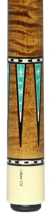 Schon Pool Cue - Dark Stain With Teal Points - LTD2300-DLS 4 Schon Pool Cue - Dark Stain With Teal Points - LTD2300-DLS - Image 4