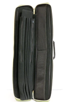 Tiger Canvas Green/Tan Soft Pool Cue Case - CC-11 5 Tiger Canvas Green/Tan Soft Pool Cue Case - CC-11 -Seyberts Sale Store CC 22