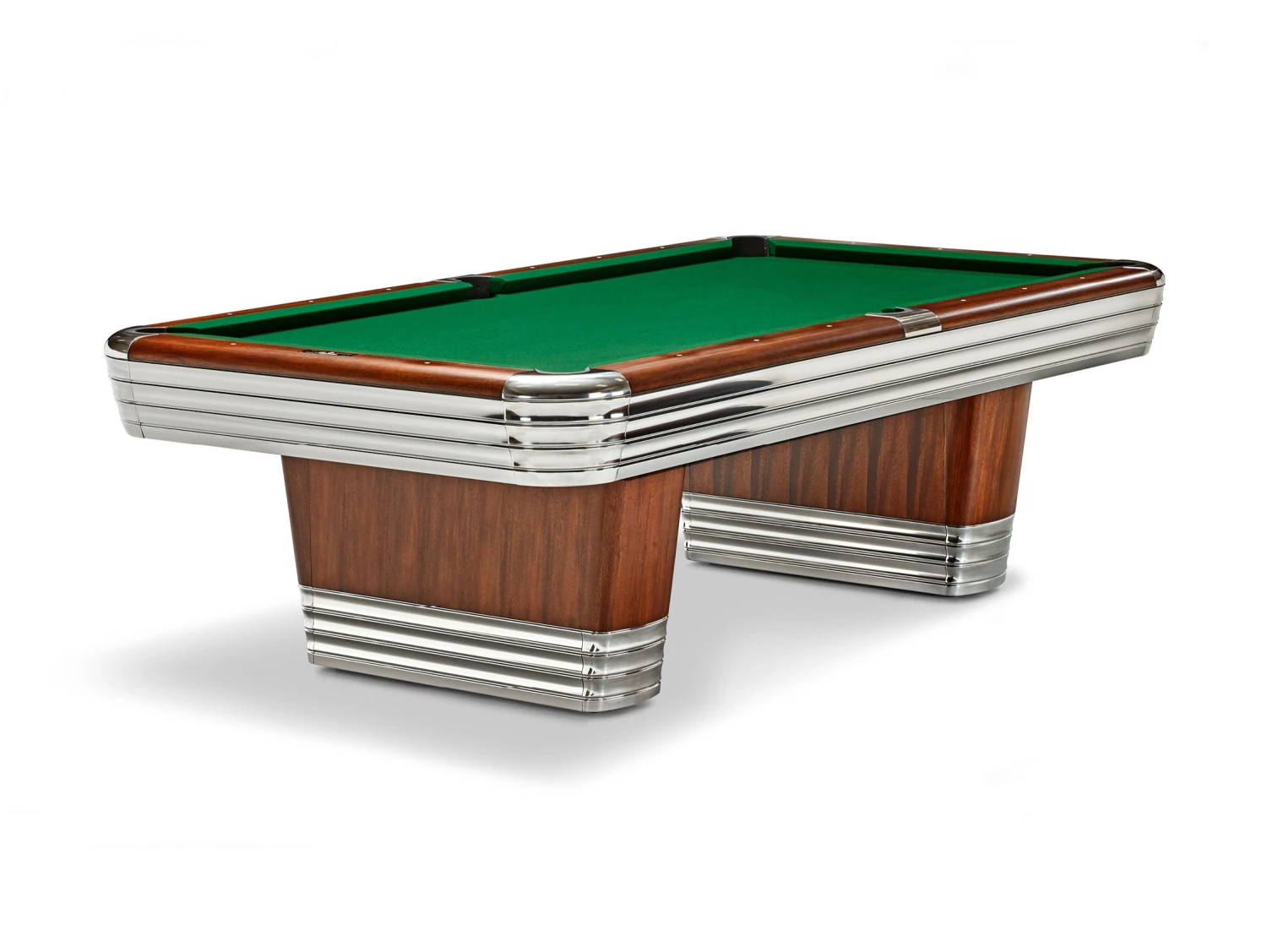 Brunswick Centennial Rosewood Chrome Pool Table 4 Brunswick Centennial Rosewood Chrome Pool Table - Image 4