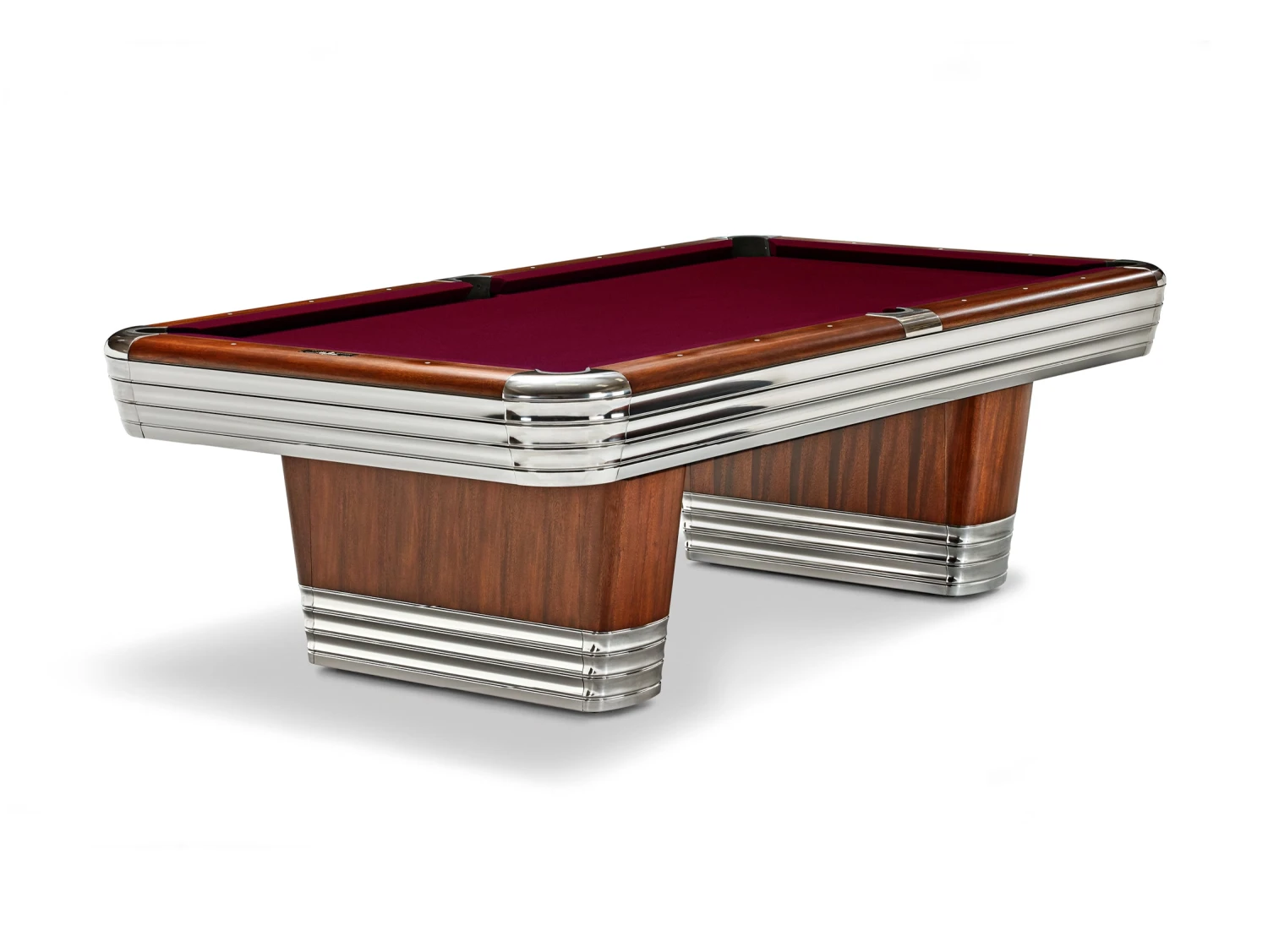 Brunswick Centennial Rosewood Chrome Pool Table 14 Brunswick Centennial Rosewood Chrome Pool Table - Image 14