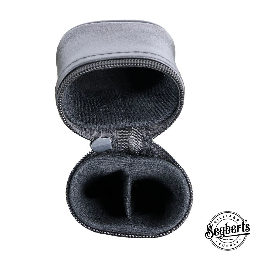 Economy Oval Black 1x1 Hard Pool Cue Case - CS11HR-BK 3 Economy Oval Black 1x1 Hard Pool Cue Case - CS11HR-BK - Image 3