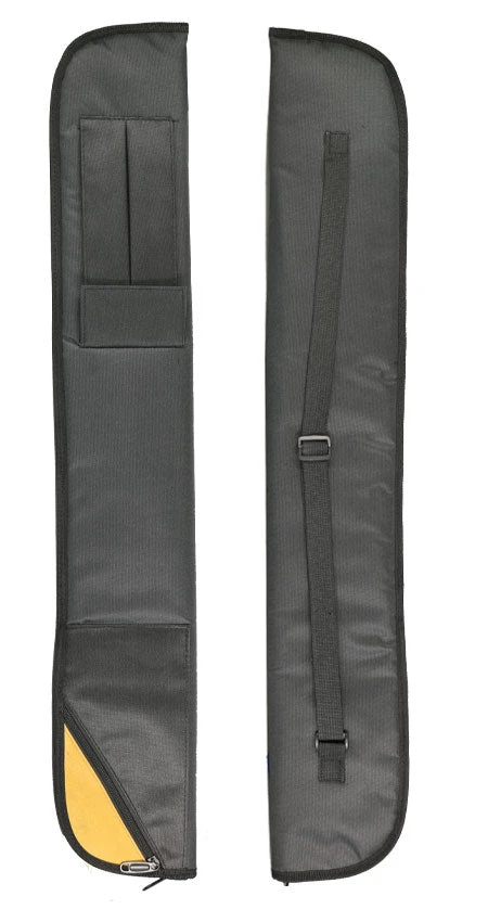 Deluxe Vinyl Black Soft Pool Cue Case - C11SD-BK 2 Deluxe Vinyl Black Soft Pool Cue Case - C11SD-BK - Image 2