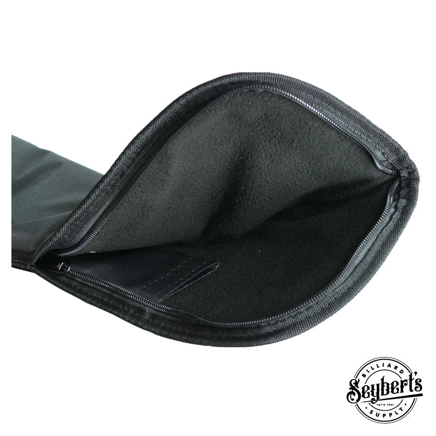 Deluxe Vinyl Black Soft Pool Cue Case - C11SD-BK 3 Deluxe Vinyl Black Soft Pool Cue Case - C11SD-BK - Image 3