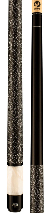 Viking Storm Series Midnight Black-Stained Maple With White Premium Pearl Butt Sleeve Play Cue- ST0702 3 Viking Storm Series Midnight Black-Stained Maple With White Premium Pearl Butt Sleeve Play Cue- ST0702 - Image 3