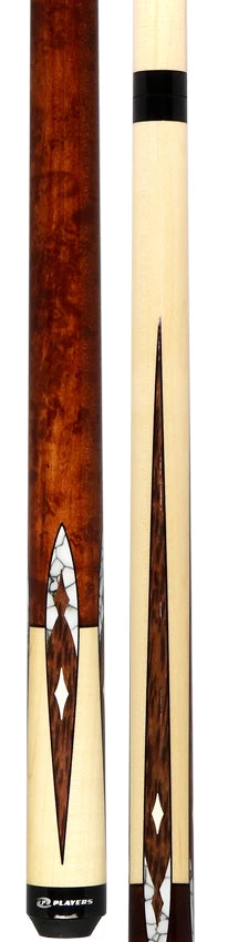 Players Maple With White Recon Wrapless Graphic Series Pool Cue - G4147 5 Players Maple With White Recon Wrapless Graphic Series Pool Cue - G4147 - Image 5