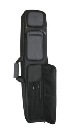 Meucci Dynasty 4x8 Butterfly Style Soft Pool Cue Case 7 Meucci Dynasty 4x8 Butterfly Style Soft Pool Cue Case -Seyberts Sale Store FRONT OPEN