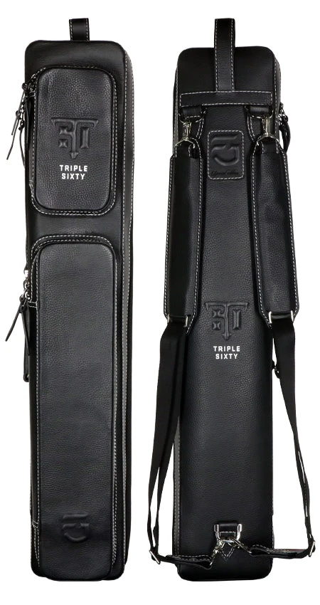 Triple 60 Fedor Gorst Limited 4X8 Custom Leather Butterfly Soft Cue Case - Blacked Out 2 Triple 60 Fedor Gorst Limited 4X8 Custom Leather Butterfly Soft Cue Case - Blacked Out - Image 2