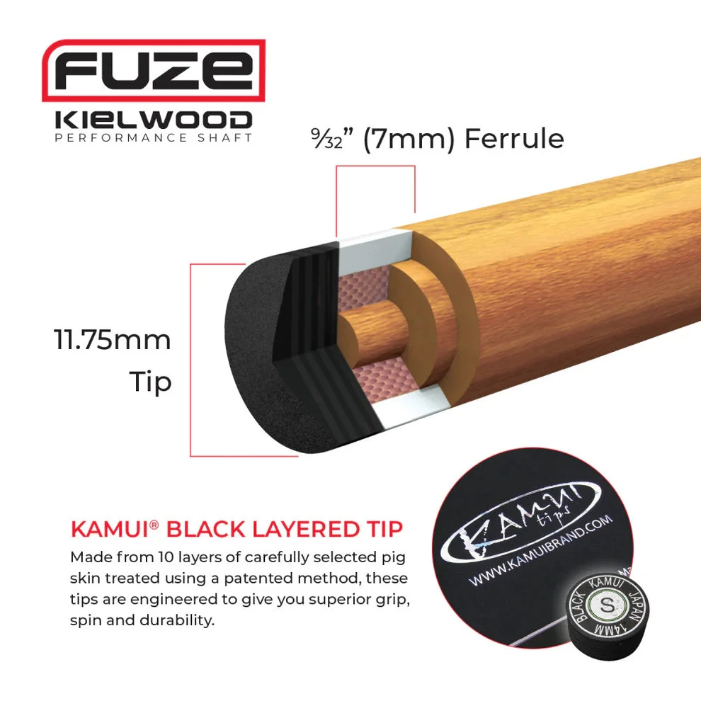PureX Kielwood FUZE Shaft - 14 Thread 2 PureX Kielwood FUZE Shaft - 14 Thread - Image 2