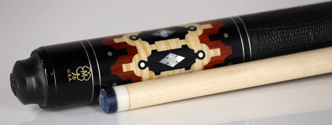 McDermott G Series Curly Maple With Cocobolo/Pewter Points Pool Cue - G1501 2 McDermott G Series Curly Maple With Cocobolo/Pewter Points Pool Cue - G1501 - Image 2