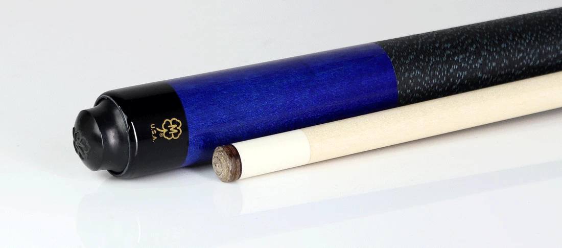 McDermott GS Series Pacific Blue Stained Michigan Maple Pool Cue - GS02 2 McDermott GS Series Pacific Blue Stained Michigan Maple Pool Cue - GS02 - Image 2