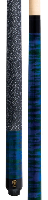 McDermott GS Series Double Washed Blue/Green Birdseye Maple Play Cue With Irish Line Wrap 4 McDermott GS Series Double Washed Blue/Green Birdseye Maple Play Cue With Irish Line Wrap - Image 4