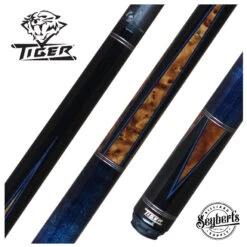 Tiger High Performance Series Cue - Blue Handle W/ Fortis Pro Carbon - HD-2B