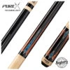 Pure X Midnight Black Apitong & Blue/White Recon Graphic Wrapless Pool Cue 6 Pure X Midnight Black Apitong & Blue/White Recon Graphic Wrapless Pool Cue -Seyberts Sale Store HXTE16 850