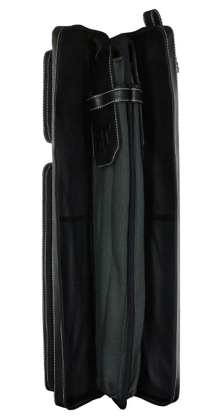 Triple 60 Fedor Gorst Limited 4X8 Custom Leather Butterfly Soft Cue Case - Blacked Out 3 Triple 60 Fedor Gorst Limited 4X8 Custom Leather Butterfly Soft Cue Case - Blacked Out - Image 3
