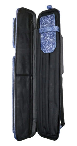 Triple 60 Margaret Styer Limited Edition 3x6 Custom Two-Tone Blue/White Leather Butterfly Soft Cue Case -Seyberts Sale Store INSIDE d7357268 a274 4c85 8f88 2103da17c0ba