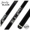 Jacoby BlaCkOut Black No Wrap Carbon Fiber Break/Jump Cue - JACBKOUT -Seyberts Sale Store JACBKOUT