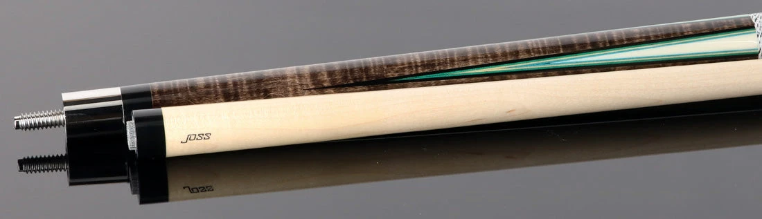 Joss Walnut-Stained Maple With Blue And White Points Pool Cue - JCHMO17 4 Joss Walnut-Stained Maple With Blue And White Points Pool Cue - JCHMO17 - Image 4