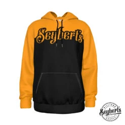 Seybert's Black And Gold Shadow Hoodie