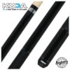 KODA Oynx Stained Pool Cue With Linen Wrap