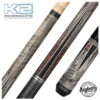 K2 KL182 8 Point Matte Grey Snake Graphic Pool Cue With 11.75mm LD Shaft - KL182 5 K2 KL182 8 Point Matte Grey Snake Graphic Pool Cue With 11.75mm LD Shaft - KL182 -Seyberts Sale Store KL182 850