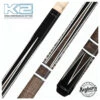K2 KL190 Black/Grey/Brown 4 Point Graphic Pool Cue With 11.75mm LD Shaft - KL190 -Seyberts Sale Store KL190 850