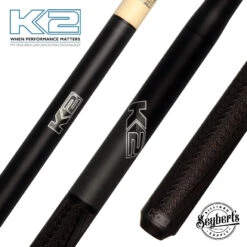 K2 Black And Gunmetal 5 In 1 Break/Jump Pool Cue - KLJBGM