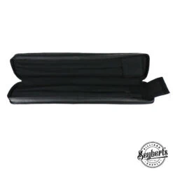 Lucasi Half Carbon Fiber Black 4x8 Soft Pool Cue Case - LC748B -Seyberts Sale Store LC748B OPEN