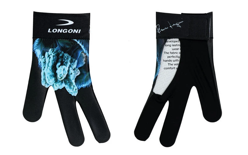 Longoni Left Hand Billiard Glove - Jellyfish 2 Longoni Left Hand Billiard Glove - Jellyfish - Image 2