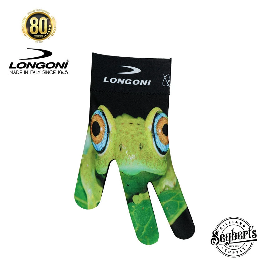Longoni Left Hand Billiard Glove - Frog 1 Longoni Left Hand Billiard Glove - Frog