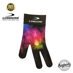 Longoni Left Hand Billiard Glove - Explosion Smoke