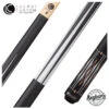 Lucasi Hybrid Matte Charcoal And Imitation Bone With Rose Gold Accent Inlays Wrapless Pool Cue -Seyberts Sale Store LHF71 850