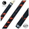 Lucasi Rival Black/Metallic Orange Pool Cue - LHRV25