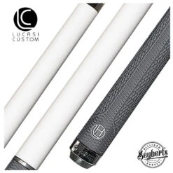 Lucasi Titanium White "The Hitman" Hybrid Pool Cue - LHT87