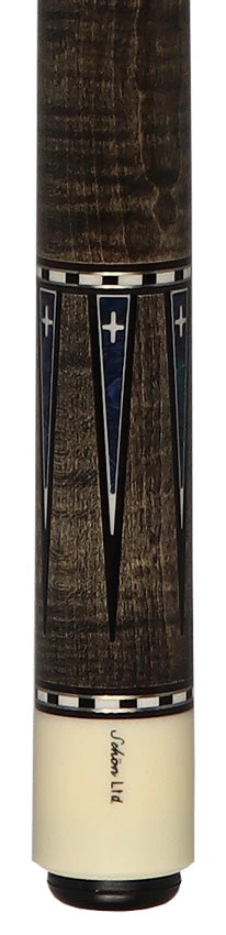 Schon Pool Cue - Grey Stain With Blue Points - LTD2300-3GREY 2 Schon Pool Cue - Grey Stain With Blue Points - LTD2300-3GREY - Image 2