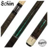 Schon Pool Cue - Grey Stain With Teal Points - LTD2300-4GREY -Seyberts Sale Store LTD2300 4 850MasterShopifyTemplate
