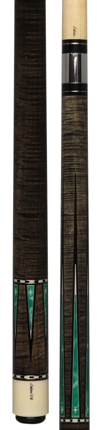 Schon Pool Cue - Grey Stain With Teal Points - LTD2300-4GREY 5 Schon Pool Cue - Grey Stain With Teal Points - LTD2300-4GREY - Image 5