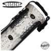 Instroke Custom Python Skin & Leather 3x5 Pool Cue Case - LTD35PYT