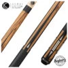 Lucasi Custom Matte Zebrawood, Black, And White Inlays Wrapless Pool Cue 12 Lucasi Custom Matte Zebrawood, Black, And White Inlays Wrapless Pool Cue -Seyberts Sale Store LZC62 850