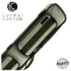 Lucasi Grey And Brown 3x5 Soft Pool Cue Case - LZDU35GY
