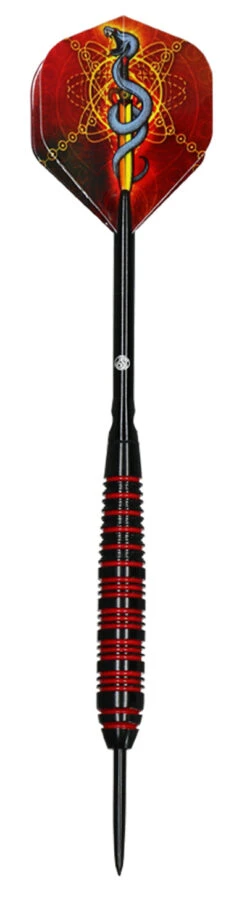 Mystic Red Steel Tip Dart Set - Brass Barrels 23 Grams -Seyberts Sale Store MYST123 BS1