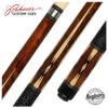 Pechauer Pro N Series Chestnut Stained Maple With Maple Points And Pearl Diamond Inlays Pool Cue - P09N