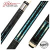 Pechauer Pro Series Ebony Stained Maple With Turquiose Points Pool Cue - P19C-TQ -Seyberts Sale Store P19C TQ 850