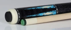 Pechauer Pro Series Ebony Stained Maple With Turquiose Points Pool Cue - P19C-TQ -Seyberts Sale Store P19C TQ BS1